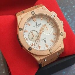 ساعت مچی مردانه هابلوت بند رابر روکش چرم HUBLOT 