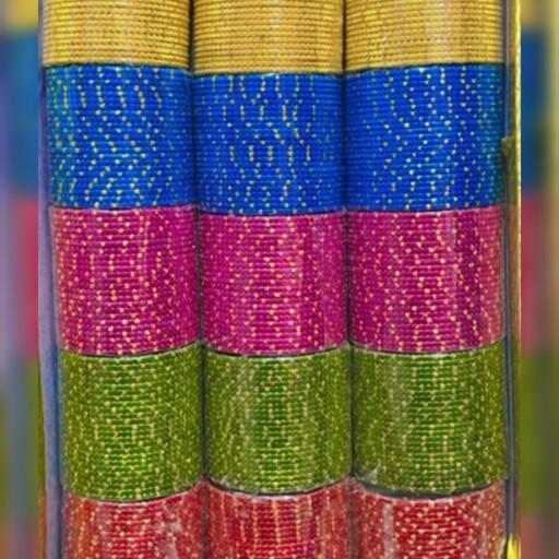 النگو هندی رنگی  24 عددی جنس  فلز آلومینیوم رنگ ثابت بدون حساسیت 