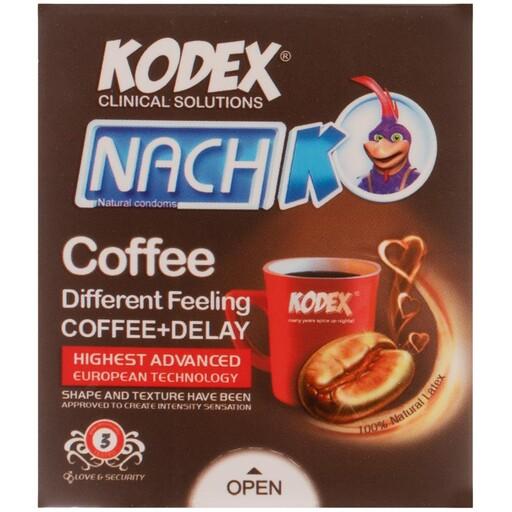 کاندوم ناچ کدکس مدل CoffeeDaley بسته 3 عددی