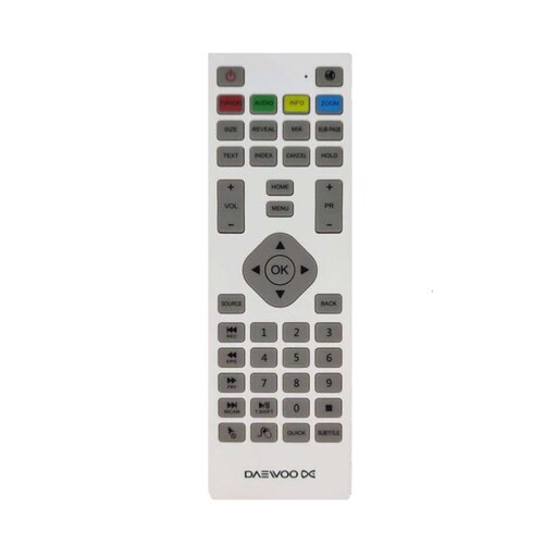 کنترل تلویزیون ال ای دی LED دوو Daewoo کیبورد دار (جایگزین)