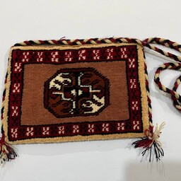 کیف فرشی دستبافت ترکمن شماره 14