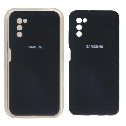 قاب سیلیکونی پاک کنی اورجینال درجه یک Samsung Galaxy A03s-A02s - مشکی کد1297
