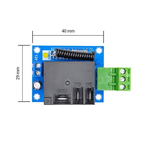 فرستنده گیرنده تک کاناله رادیویی 30 آمپر با ریموت کد لرن