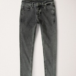 شلوار جین اسکینی زنانه رنگ زغالی مناسب سایز  38 تا 46