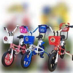 دوچرخه کودک سایز12 برند سونیک با تکیه گاه 