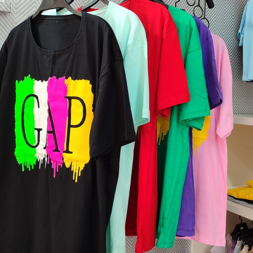 تیشرت لانگ زنانه GAP فری سایز تا سایز 46