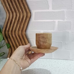قهوه خوری چوبی با نعلبیکی