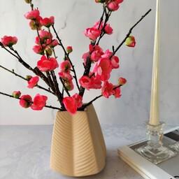 گلدان شکوفه صورتی ( شکوفه ژاپنی )