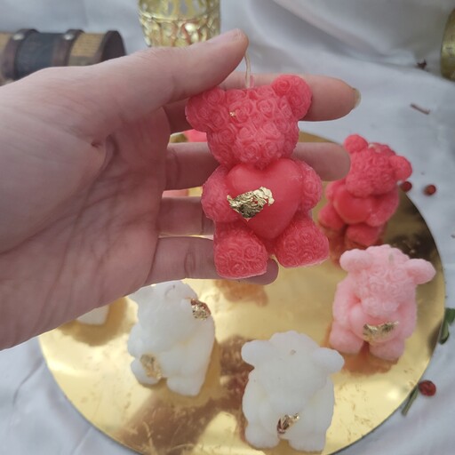 شمع خرس ولنتاین با رنگبندی سفارشات عمده با قیمت عالی