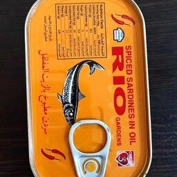  ماهی ساردین ریو Rio محصول اندونزی 125 گرمی (پک 5عددی)
