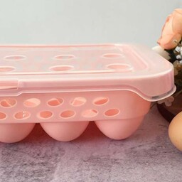 جا تخم مرغی  پلاستیکی  15  تایی  با کیفیت  عالی  در رنگ های  مختلف  