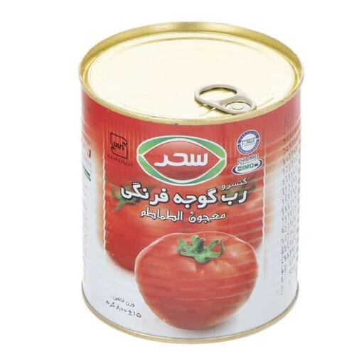 رب گوجه فرنگی قوطی 800 گرم -برند سحر