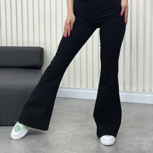 شلوار دمپا  سایز 38 تا 48 طرح جین زنانه شلوار طرح لی دمپا شلوار 