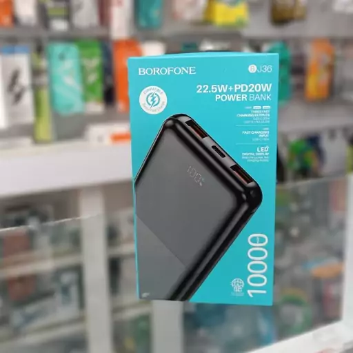 پاوربانک مارک بروفون مدل BJ36 ظرفیت 10000  mAH  