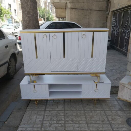 ست میز تلویزیون و کنسول آینه(هزینه ارسال بر عهده مشتری است)برای تهران ارسال رایگان