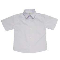 پیراهن پسرانه استین کوتاه سفید سایز2تا6سال