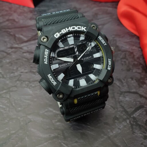 ساعت مچی مردانه و پسرانه کاسیو جی شاک بند رزین سبز رنگ Casio G-Shock 