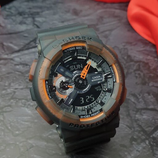 ساعت مچی مردانه و پسرانه کاسیو جی شاک تقویم ماهانه CASIO G SHOCK 