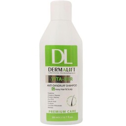 شامپو ضد شوره مناسب موهای چرب درمالیفت ظرفیت 200 میلی لیتر
DERMALIFT Anti Dandruff Shampoo For Greasy Hair 200 ml