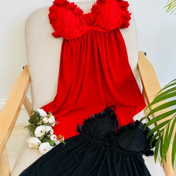 لباس خواب مدل شکوفه جنس درجه یک و تنپوش عالی دارای رنگبندی