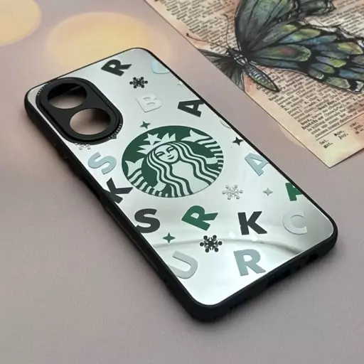 قاب گوشی Honor X7 4G آنر آینه ای اورجینال casetify محافظ لنز دار طرح استارباکس STARBOCKS کد 41050