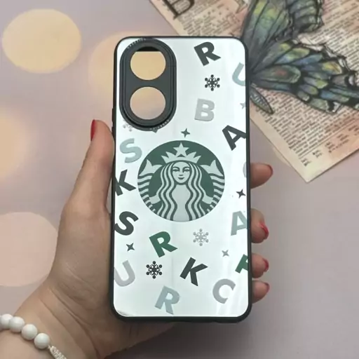 قاب گوشی Honor X7 4G آنر آینه ای اورجینال casetify محافظ لنز دار طرح استارباکس STARBOCKS کد 41050