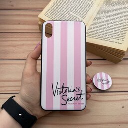 قاب گوشی iPhone XS Max آیفون فانتزی برجسته سوزنی طرح ویکتوریا سکرت Victorias Secret پاپ سوکت دار کد 12401