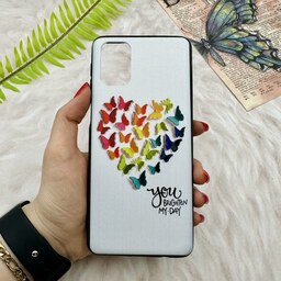 قاب گوشی Galaxy M31S سامسونگ فانتزی برجسته طرح قلبی پاپ سوکت دار کد 23809