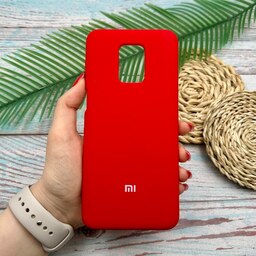 قاب گوشی Redmi Note 9S - Redmi Note 9 Pro شیائومی سیلیکونی سیلیکونی پاک کنی اورجینال داخل پارچه ای رنگ قرمز کد 27257