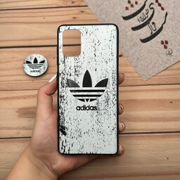 قاب گوشی Galaxy A71 سامسونگ فانتزی سوزنی برجسته طرح آدیداس Adidas پاپ سوکت دار کد 83115