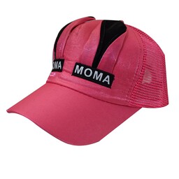 کلاه momaجنس مخمل براق ارسال رایگان  پشت تور مناسب دختروپسر از3تا10سال پشت قابل تنظیم از پشت دکمه ای باتنوع رنگ 