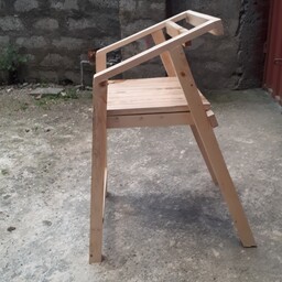 صندلی مدرن چوبی جنس نراد پایه بلند هزینه ارسال پس کرایه