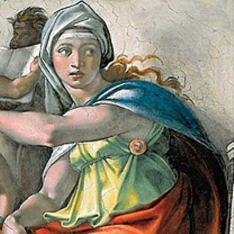 پازل 1000 تکه کلمنتونی(Clementoni)سری موزه(Museum Collection)مدل پیشگو دلفیک اثر میکل آنژ(Delphic Sibyl-Michelangelo)