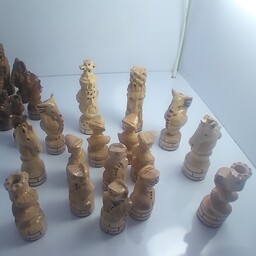 مهره شطرنج چوبی 