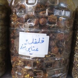 فلفل عنابی تند پاکستانی نسابیده 250 گرمی 