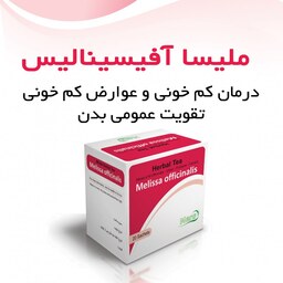 دمنوش ملیسا ضد کم خونی مجوز دار گیاهی شرکت مرس ساشه ای 20 تایی 