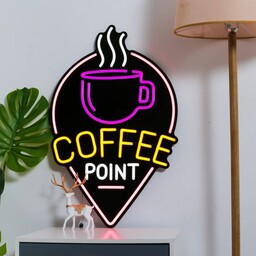 تابلو نئون قهوه خارجی ( نئون coffee) نئون پلکسی کافی