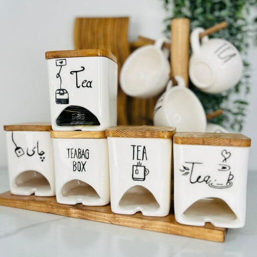 بانکه چای کیسه ای(تی بگ) در چند طرح مختلف بسیار کاربردی و شیک