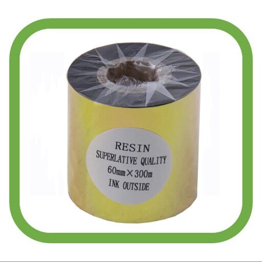 ریبون پرینتر لیبل زن Wax Resinمدل  60mm x 300m