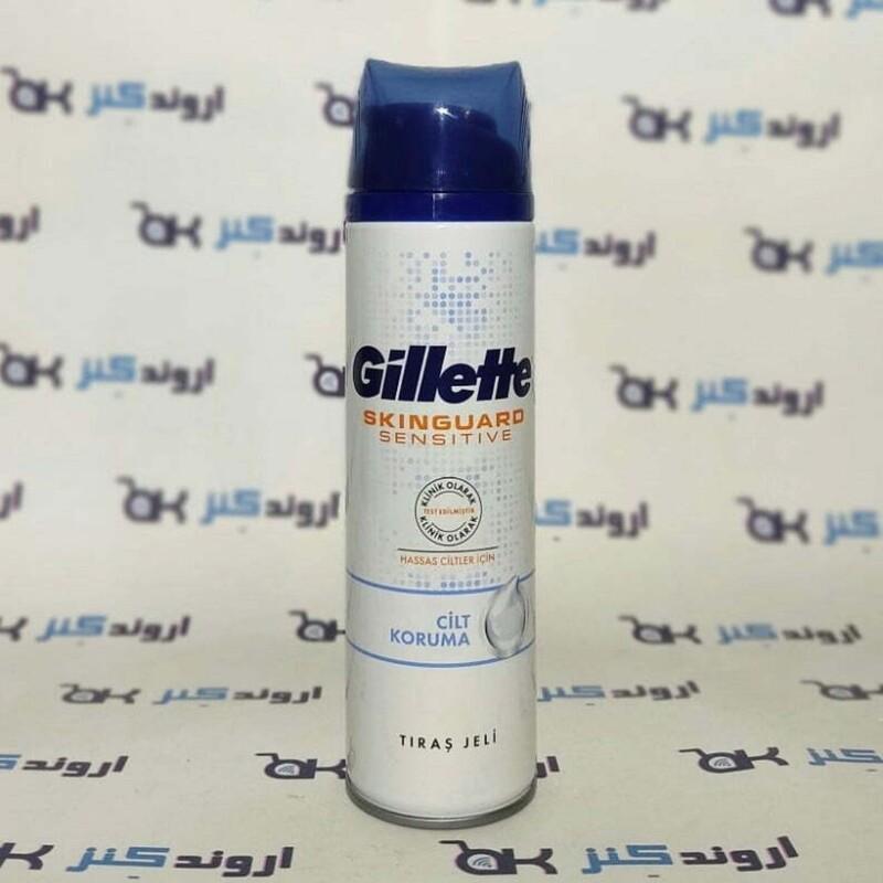 فوم اصلاح ژیلت Gillette مناسب برای پوست های حساس مدل SKINGUARD SENSITIVE

