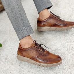 کفش چرم مردانه ارسال رایگان  کفش مردانه کفش چرم طبیعی  کفش مدل اسپرت برفی کفش چرم گاوی