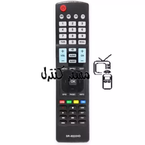 کنترل دستگاه استارست 8000 اچدی STARSAT SR.8000HD