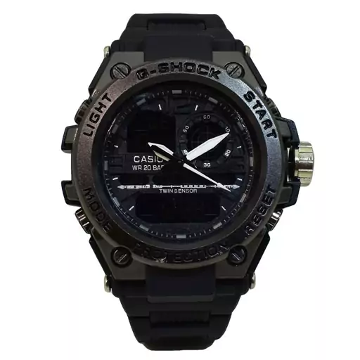 CASIO G  SHOCK 5478 GG1000 جدید دوزمانه قاب فلزی