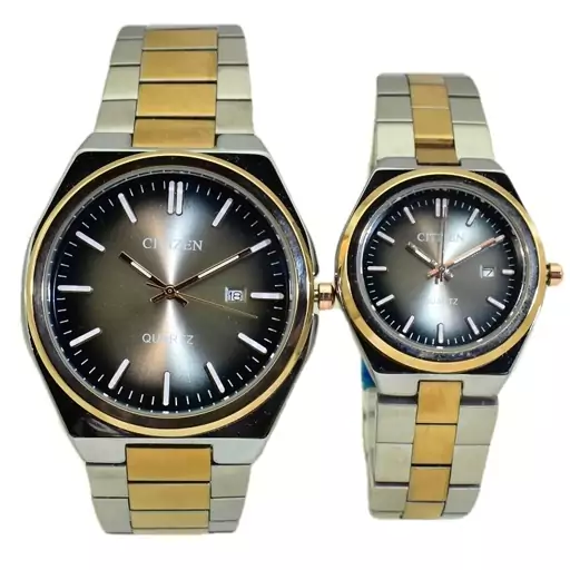 ست ساعت زنانه مردانه سیتیزن  CITIZEN GN-4W-S  موتور ژاپن