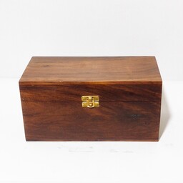 جعبه چوبی هندی طول26ساخته شده از مرغوبترین و با کیفیت ترین چوبهای جنگلی هندی جعبه جواهرات و کادویی و هدیه تزیینی دکوری 