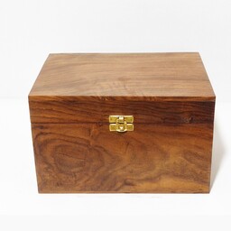 جعبه چوبی هندی طول24ساخته شده از مرغوبترین و با کیفیت ترین چوبهای جنگلی هندی جعبه جواهرات و کادویی و هدیه تزیینی دکوری 