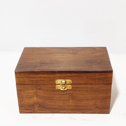 جعبه چوبی هندی ساخته شده از مرغوبترین و با کیفیت ترین چوبهای جنگلی هندی مناسب جعبه جواهرات و کادویی و هدیه تزیینی دکوری 