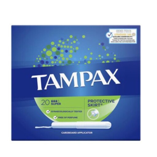 تامپون تامپکس Tampax Super سوپر 20 عددی سه قطره