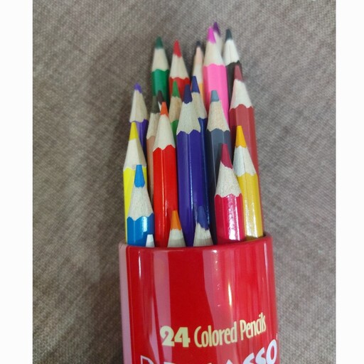 مداد رنگی 24رنگ لوله ای پیکاسو 