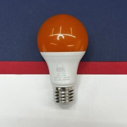 لامپ رنگی ال ای دی 9 وات بروکس مدل A60 حبابی